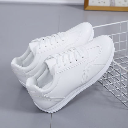 White Leather Sneakers – Casual, Comfortable & Vulcanized Shoes