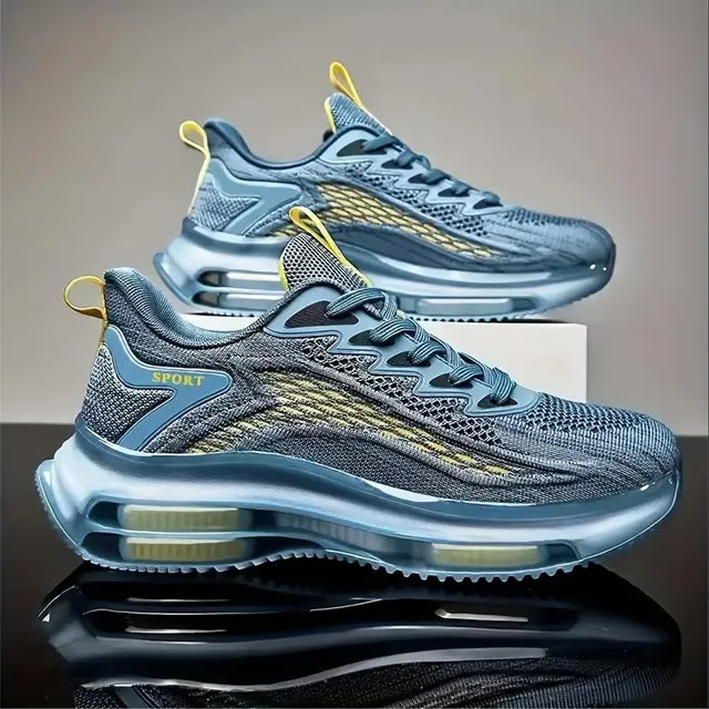 Men's Casual Red Platform Basketball Sneakers – Sport & Walking Shoes