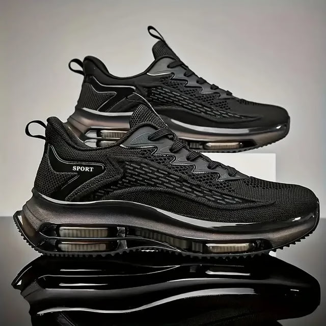Men's Casual Red Platform Basketball Sneakers – Sport & Walking Shoes