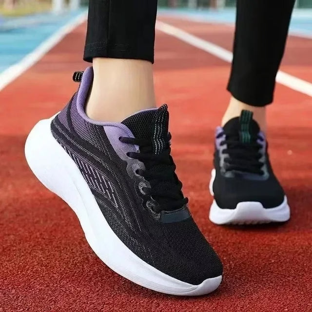 Women's Casual Running Shoes – Breathable Mesh & Anti-Slip Outdoor Sneakers