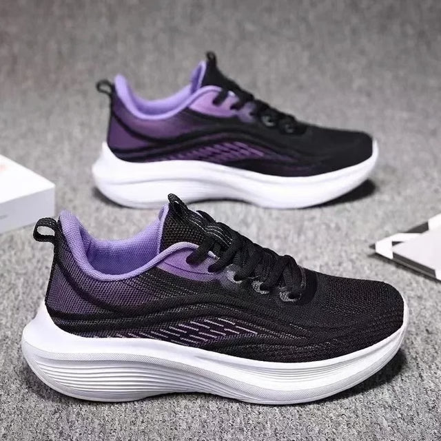 Women's Casual Running Shoes – Breathable Mesh & Anti-Slip Outdoor Sneakers