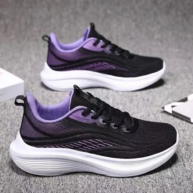 Women's Casual Running Shoes – Breathable Mesh & Anti-Slip Outdoor Sneakers