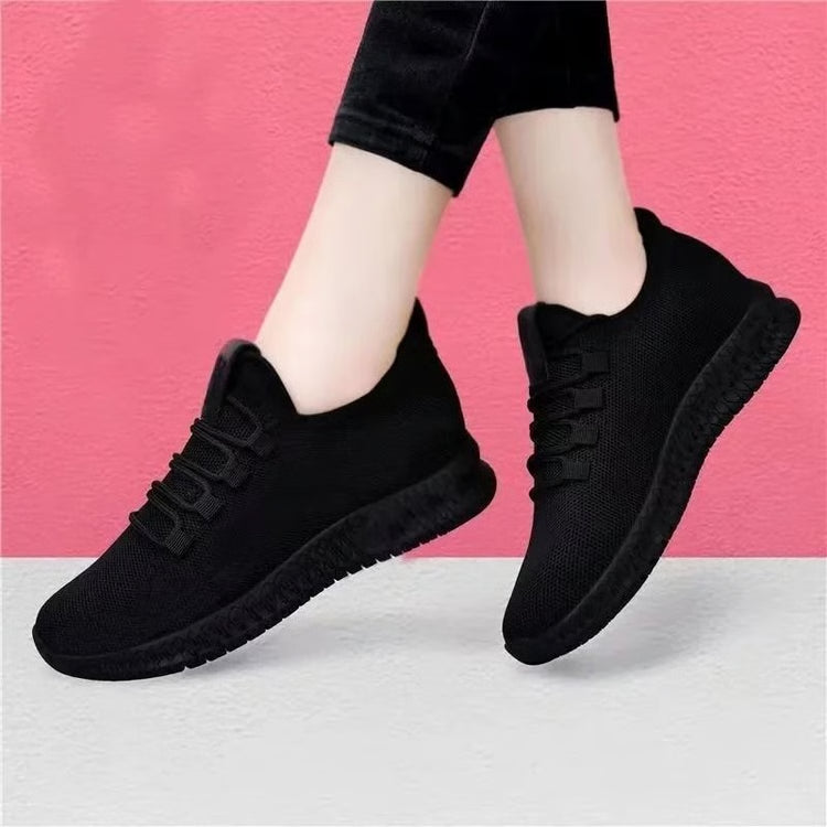 Women's Breathable Platform Sneakers Fashionable Casual Running Shoes