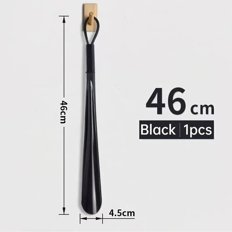 Extra Long Flexible Shoe Horn Black Plastic Shoe Lifter