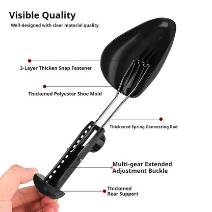 Anti-Wrinkle Shoe Trees Adjustable Shoe Inserts for Shape & Support