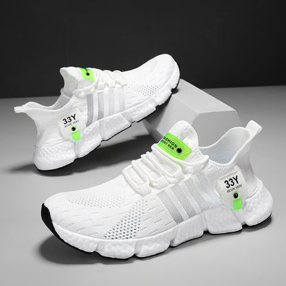 Trendy Breathable Mesh Men's Shoes  Lightweight Fitness Sneakers