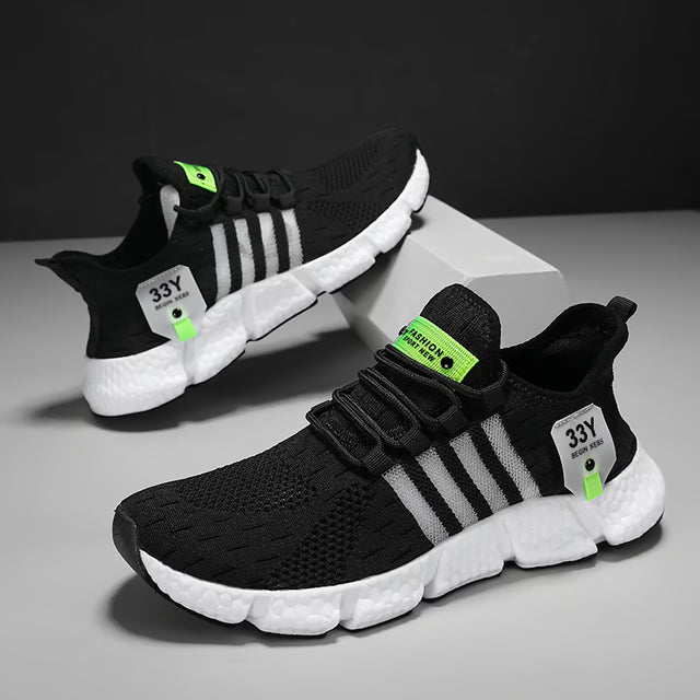 Trendy Breathable Mesh Men's Shoes  Lightweight Fitness Sneakers