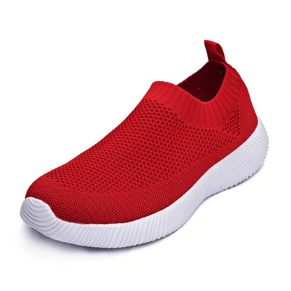 Women's Breathable Slip On Sock Sneakers Knit Walking Shoes