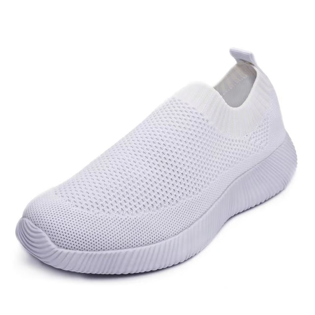 Women's Breathable Slip On Sock Sneakers Knit Walking Shoes
