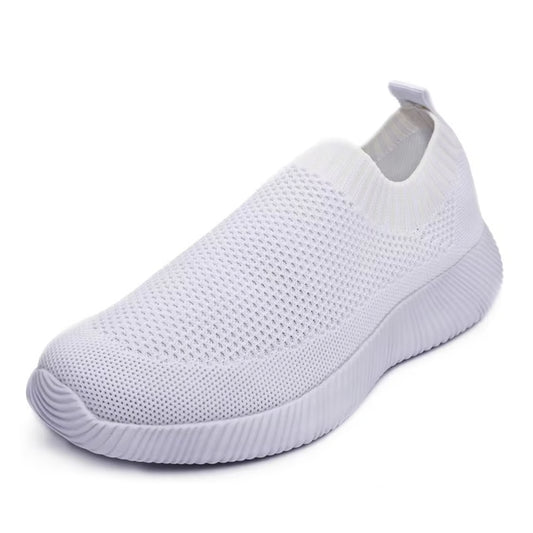 Women's Breathable Slip On Sock Sneakers Knit Walking Shoes